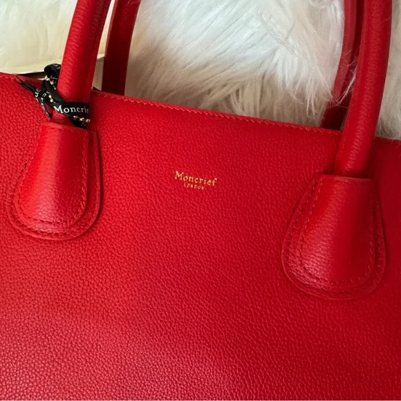 Moncrief London Brooke Italian Leather Tote - Picture 6 of 14